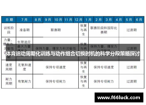 体育运动周期化训练与动作组合切换时机的科学分段策略探讨